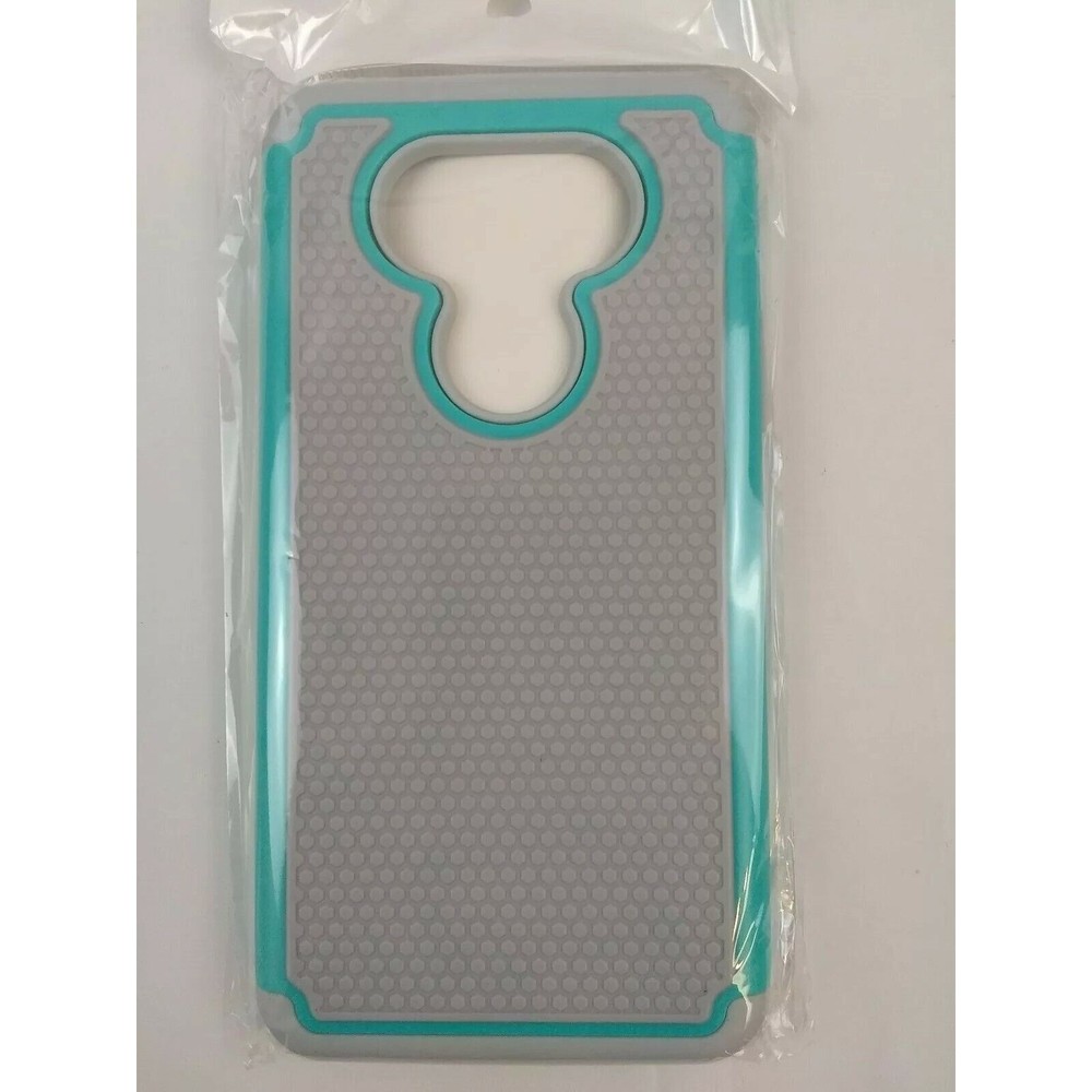 LG G5 Case combo Turqoise/Gray Shockproof hard Cover + Screen Protector bumper